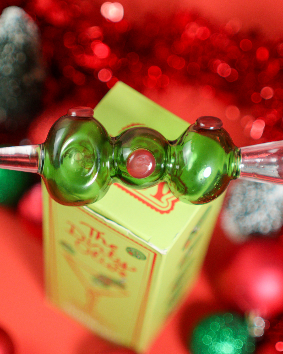 Go Easy Dirty Olive Glassware Spoon Pipe - Headshop.com