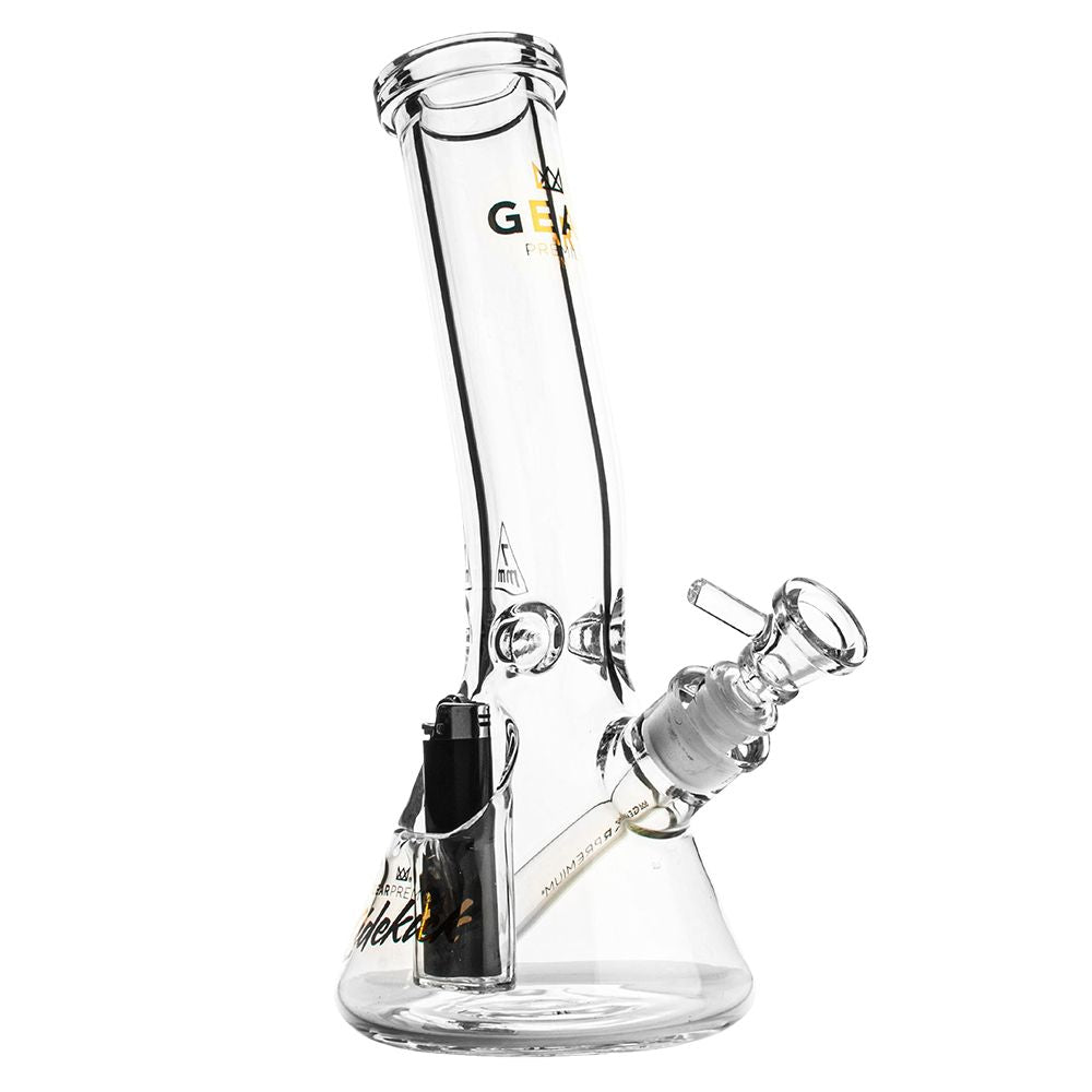 Gear Premium Sidekick Laid Back Glass Beaker Water Pipe | 12" - Headshop.com