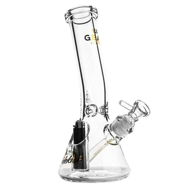 Gear Premium Sidekick Laid Back Glass Beaker Water Pipe | 12" - Headshop.com