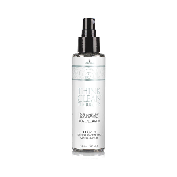 Sensuva Think Clean Thoughts Anti-Bacterial Toy Cleaner 4.2 oz. - Headshop.com