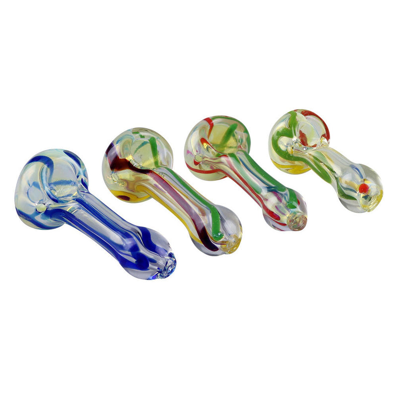 Inside Out Glass Pipe - 2.75" / Styles Vary - Headshop.com
