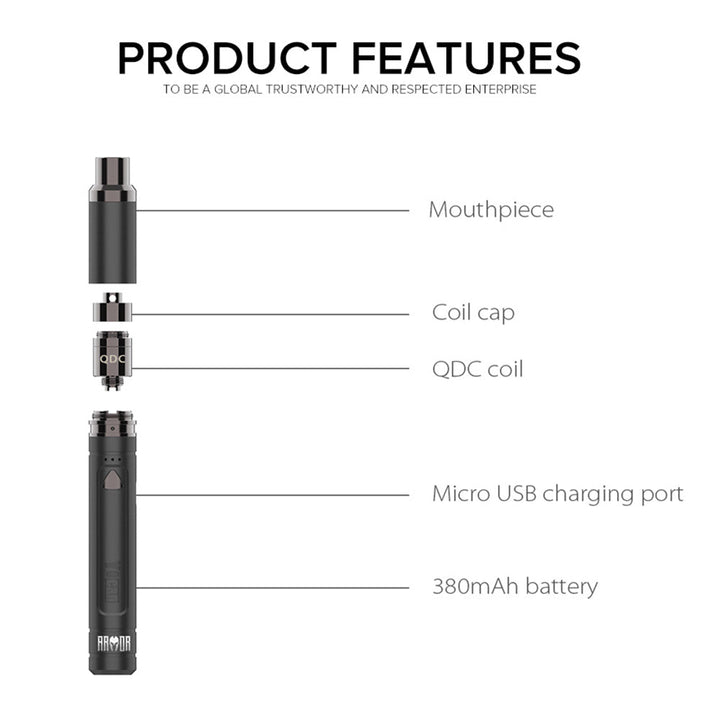 Yocan Armor Concentrate Pen Vaporizer - Headshop.com