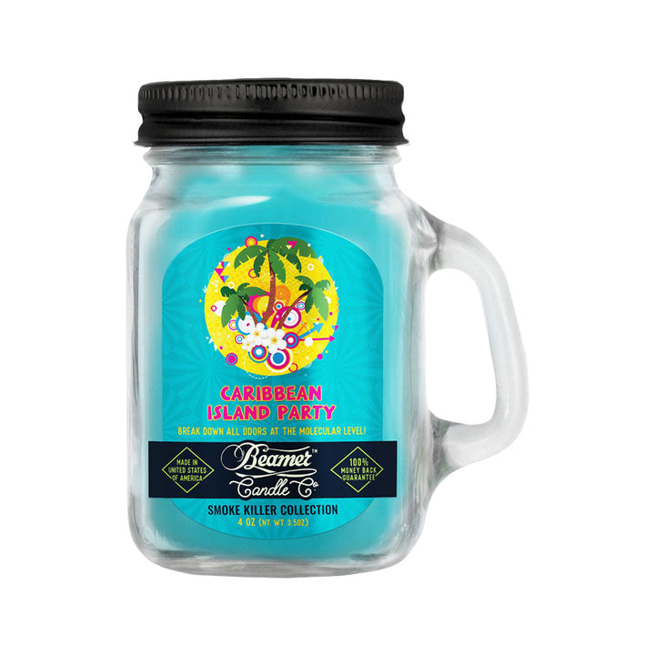 Beamer Candle Co. Mason Jar Candle | Caribbean Island Party - Headshop.com