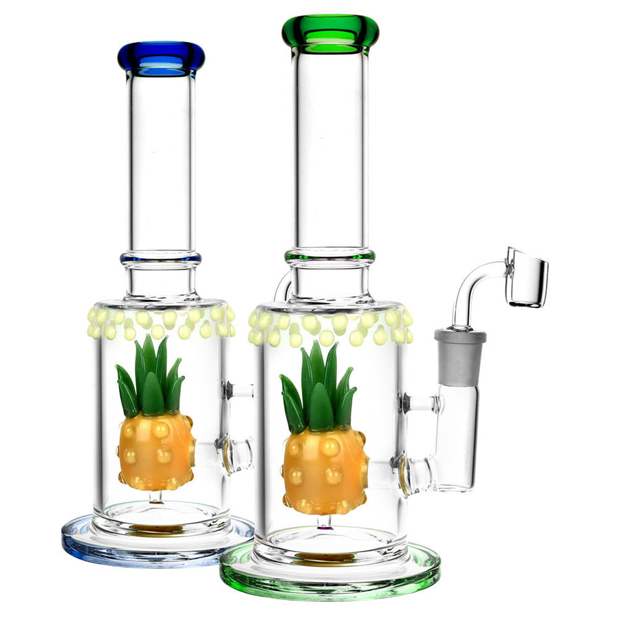 Pineapple Perc Oil Rig - 11" / 19mm F / Colors Vary - Headshop.com