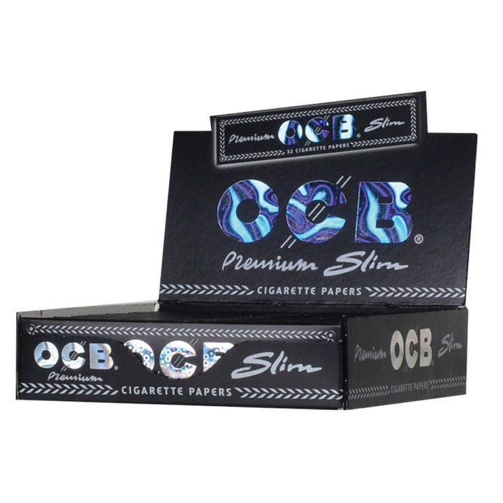 24pc Display - OCB Premium Slim Rolling Papers - Headshop.com