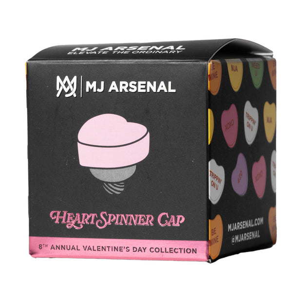 MJ Arsenal Heart Spinner Carb Cap Valentine's Day - Headshop.com