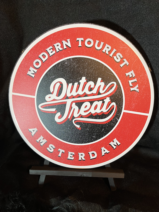 Dutch Treat 30 cm x 30 cm Round Aluminum Sign - Headshop.com