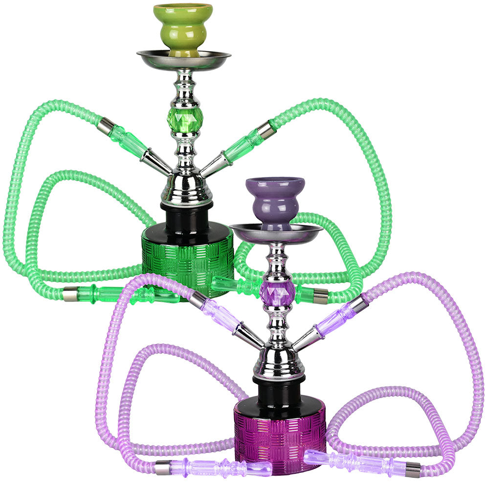 Premium Ripple Hookah | 13" | Colors Vary - Headshop.com