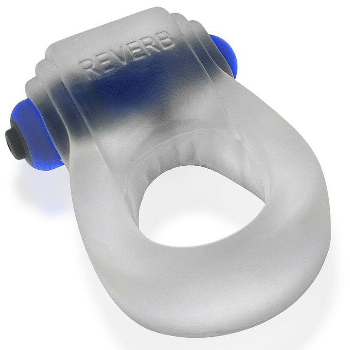 Hunkyjunk Revring Cockring with Bullet Vibrator Clear Ice - Headshop.com