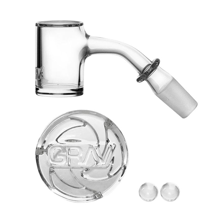 GRAV Seamless Quartz Banger Set | 4pc | 14mm M - Headshop.com