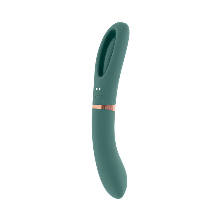 Evolved Chick Flick Rechargeable Vibrator with Flicker Silicone Mint - Headshop.com