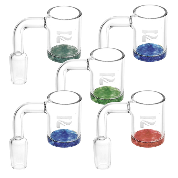 5CT BUNDLE - Pulsar Quartz Banger - 14mm Male / 90 Degree / Assorted Colors