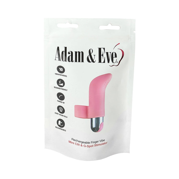 Adam & Eve Silicone Rechargeable Finger Vibe (Bag Packaging) - Headshop.com