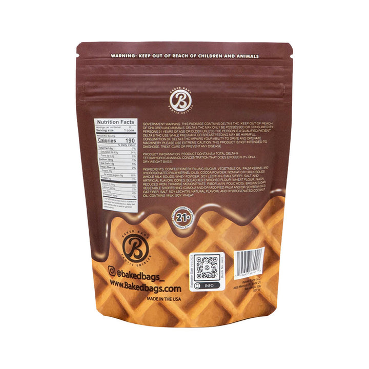 Baked Bags Coned Delta 8 Infused Treat | 600mg - Headshop.com