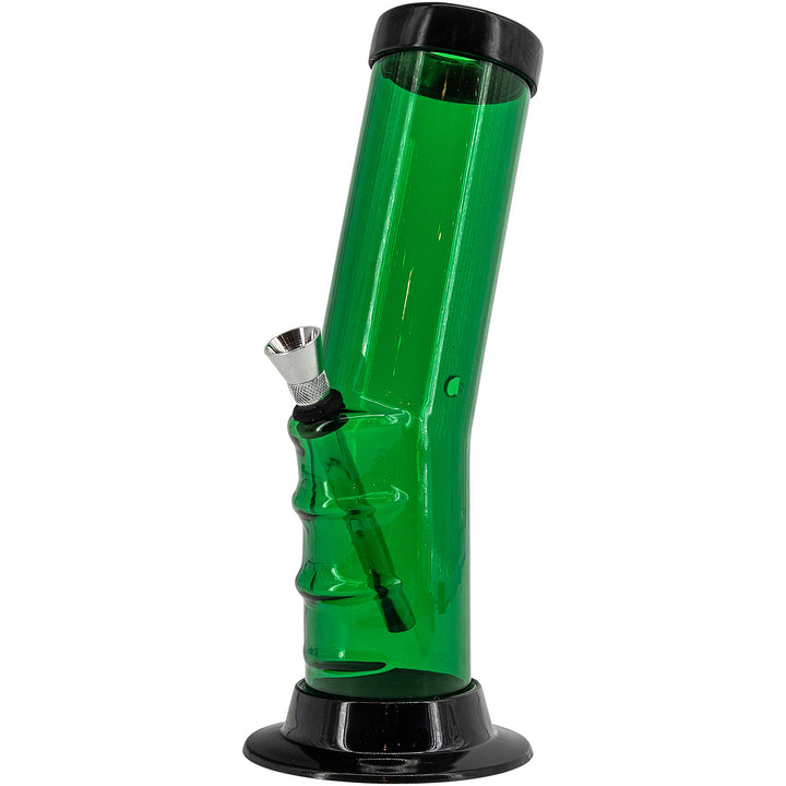 Acrylic Bent Neck Bong 9-12" - Multiple Colors