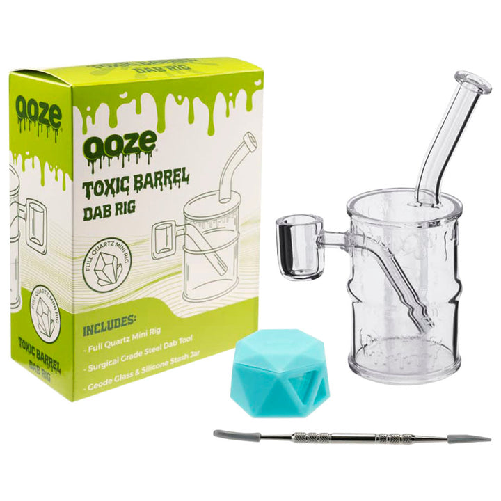 Ooze Toxic Barrel Mini Quartz Dab Rig - 5.5" - Headshop.com
