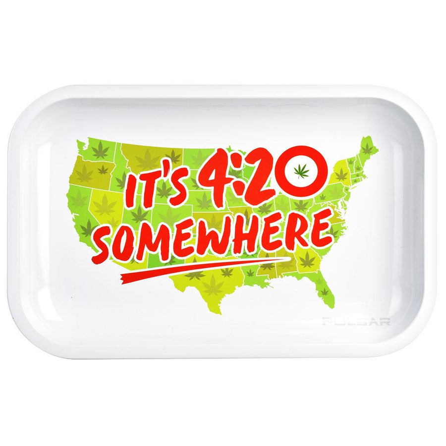 Pulsar Metal Rolling Tray | 420 Somewhere - Headshop.com