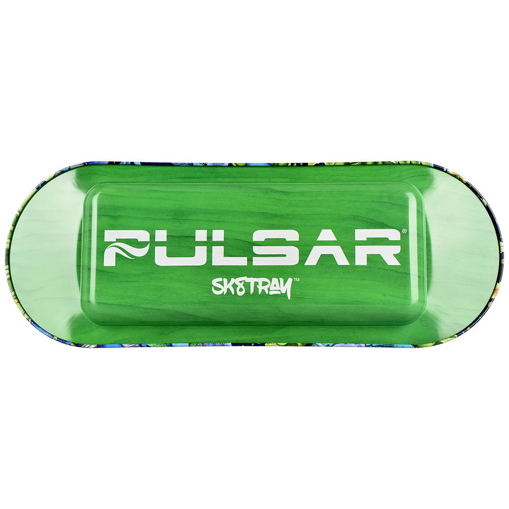 Pulsar SK8Tray Rolling Tray w/ 3D Lid - 7.25"x19.75" / Remembering How To Listen - Headshop.com