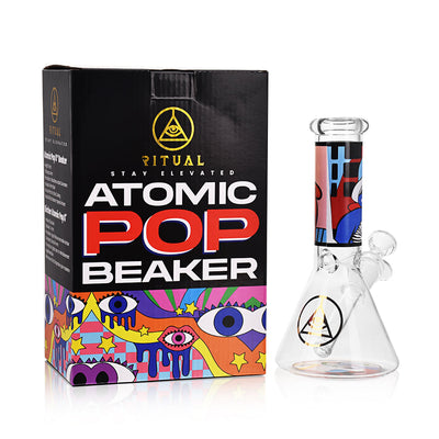 Ritual Smoke - Atomic Pop 8" Glass Beaker - NPC - Headshop.com