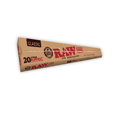 Raw Classic 20 Stage Rawket Launcher Pre-rolled Cones - Headshop.com
