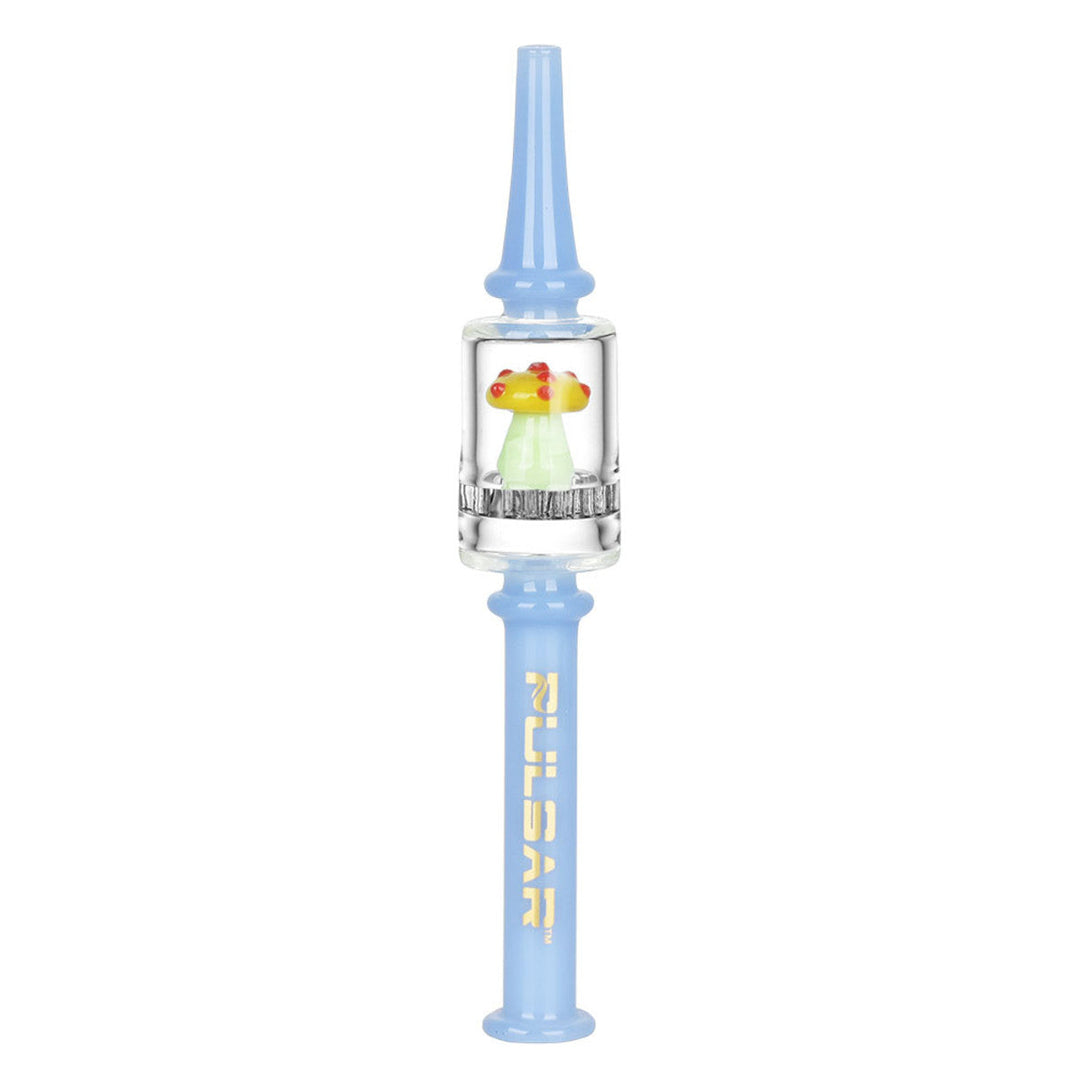 HP150 Pulsar Shroom Dab Straw w/ Honeycomb Filter | 6.25" | Colors Vary - Headshop.com