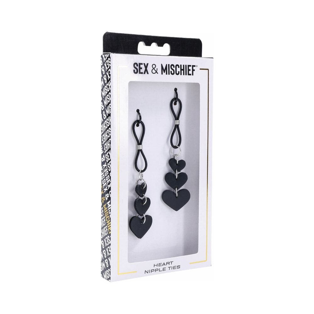 Sportsheets Sex & Mischief Heart Nipple Ties - Headshop.com