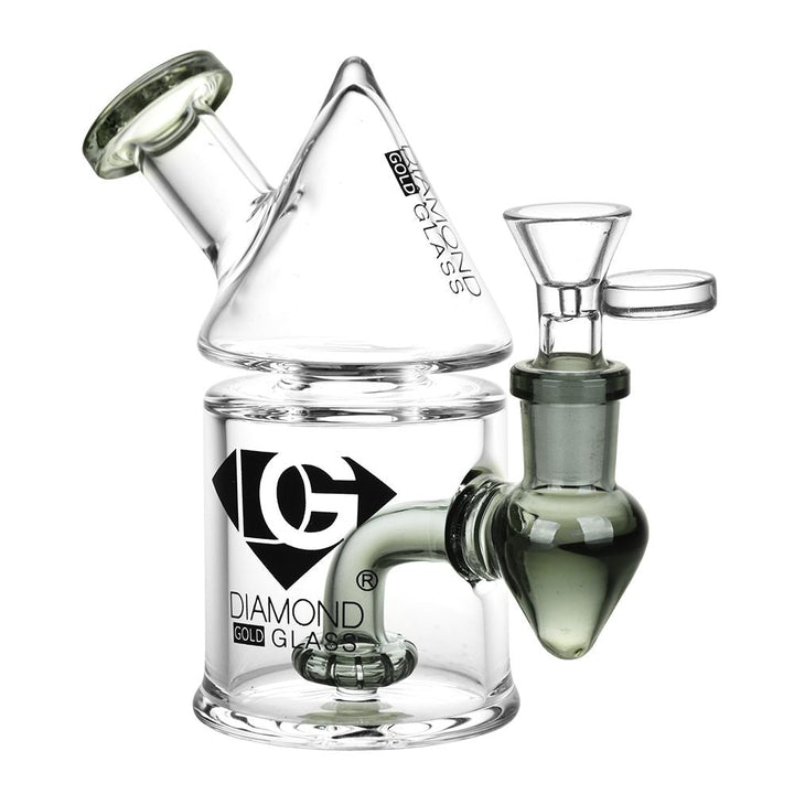 Diamond Glass Missile Mini Rig - 5" / 14mm F - Headshop.com