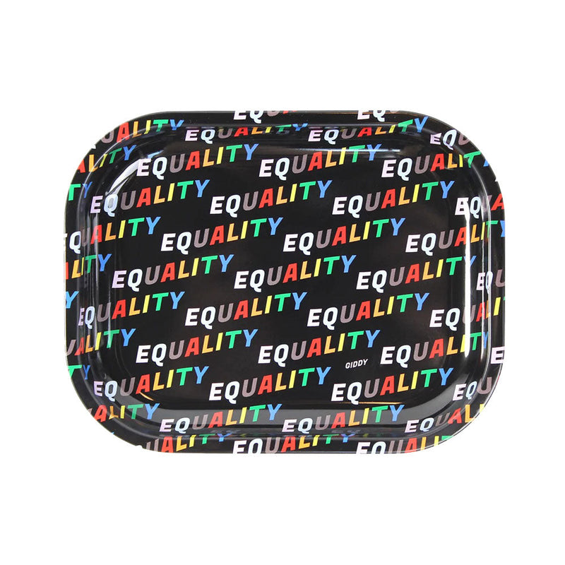 Giddy Equality Rolling Tray - 7.2"x5.6" - Headshop.com