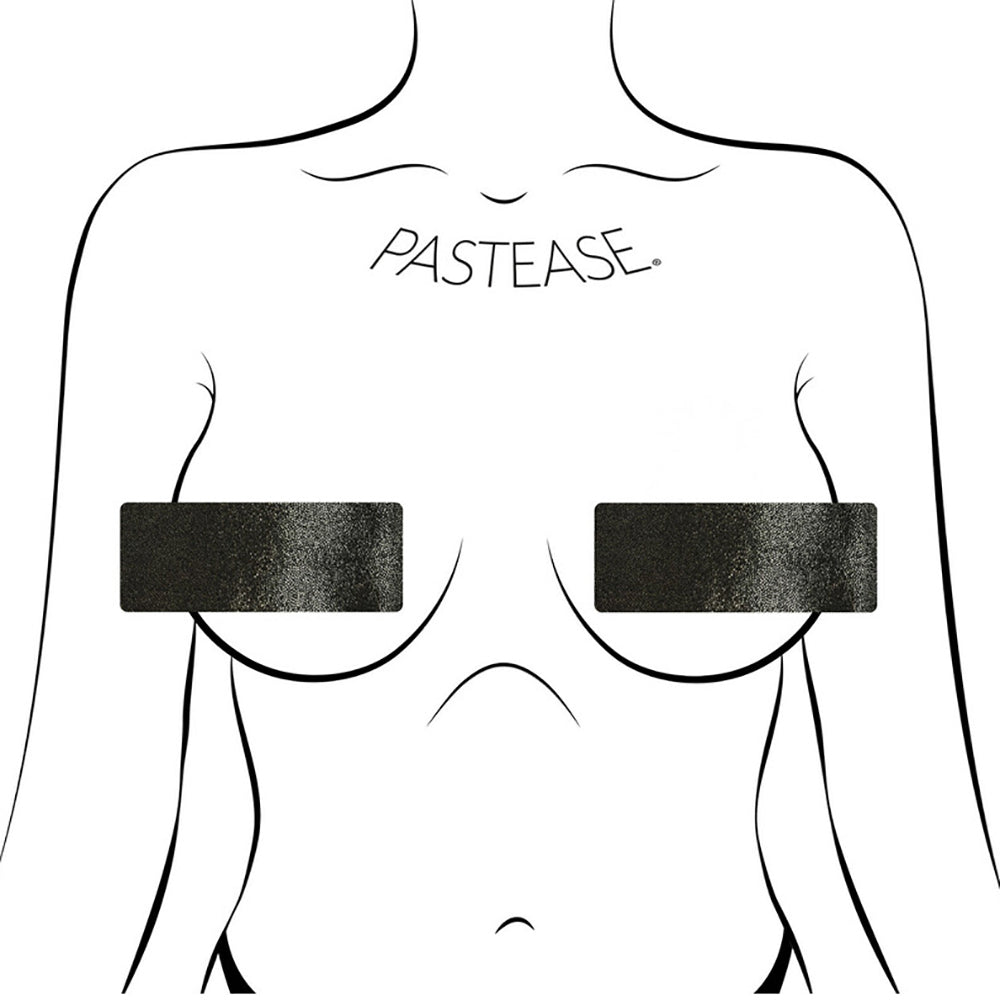 Pastease Dash: Liquid Black Bar Nipple Pasties - Headshop.com