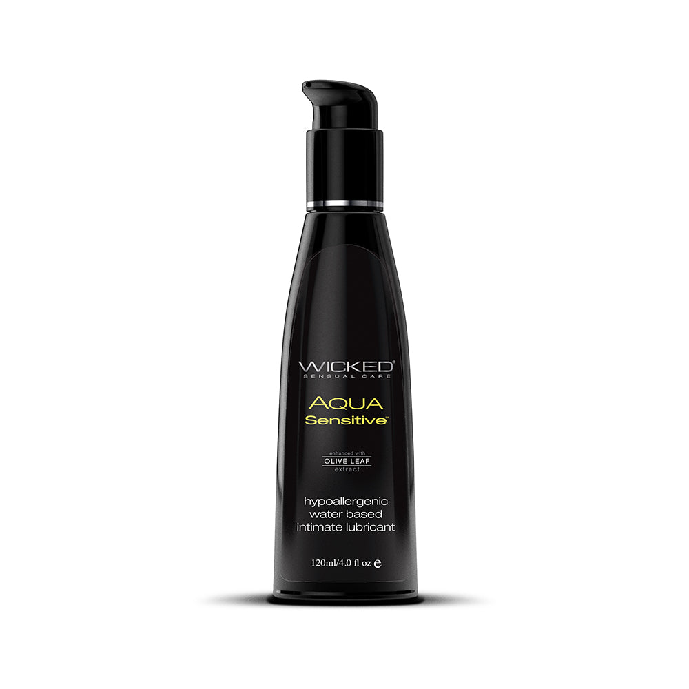 Wicked Aqua Sensitive Water-Based Lubricant 4 oz. - Headshop.com