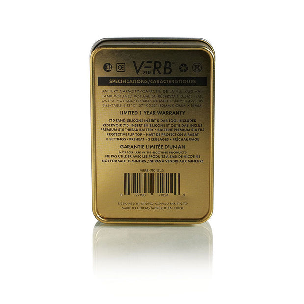premium 510 vape battery VERB 710 FLIP THREADED BATTERY CONCENTRATE VAPORIZER – Headshop.com