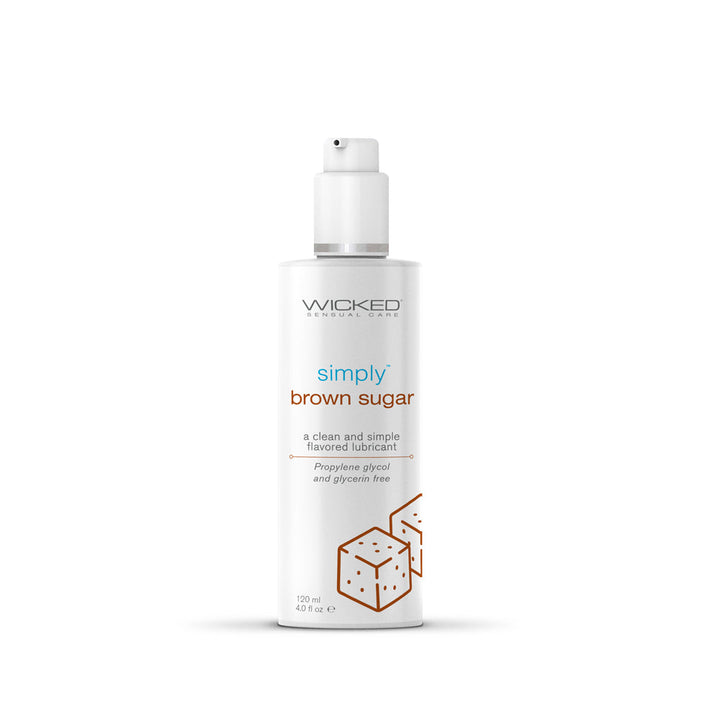 Simply Brown Sugar Flavored Water Based Lubricant 4 oz. - Headshop.com