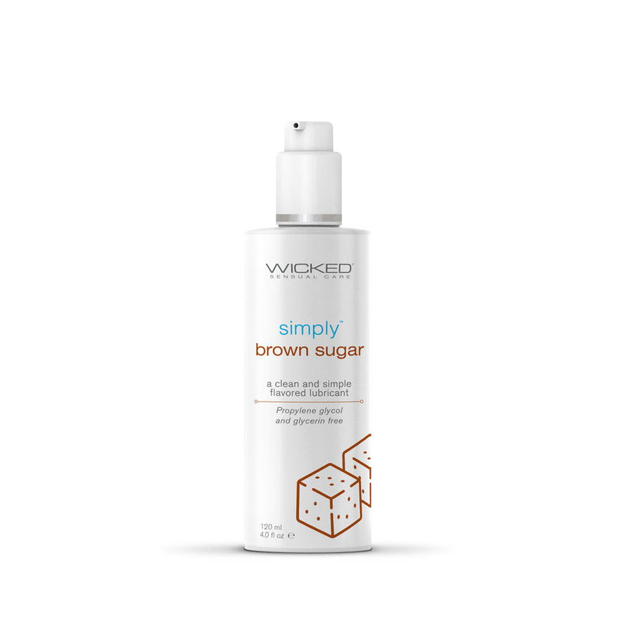Simply Brown Sugar Flavored Water Based Lubricant 4 oz. - Headshop.com