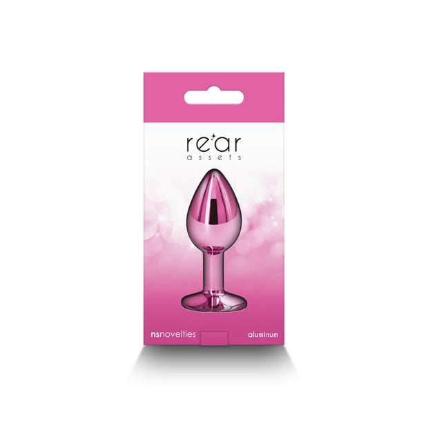 Rear Assets Metal Anal Plug Small Pink - Headshop.com
