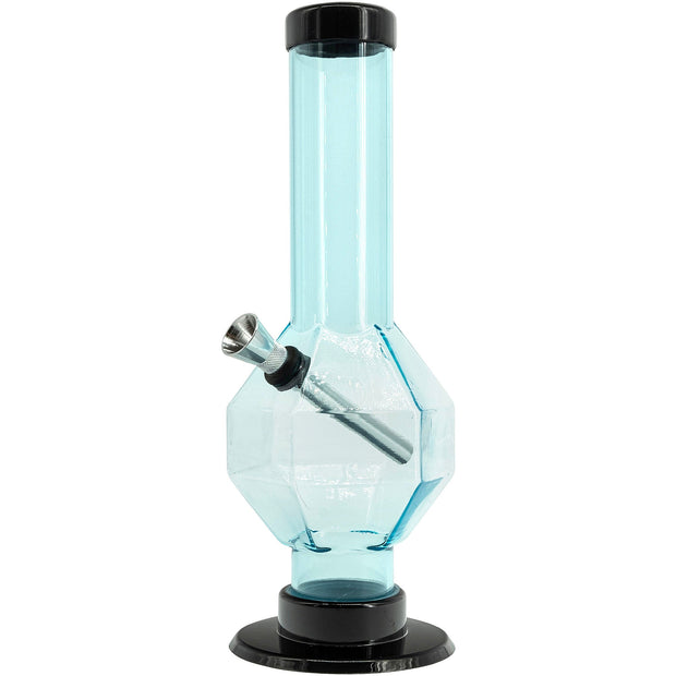 Acrylic Diamond Bong 9-12"  - Multiple Colors