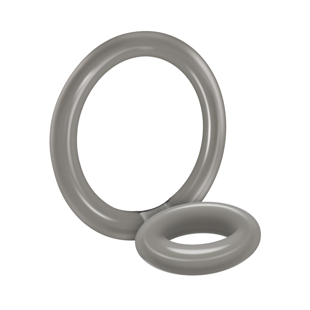 Zero Tolerance Bullseye Dual Ring Cockring Smoke - Headshop.com