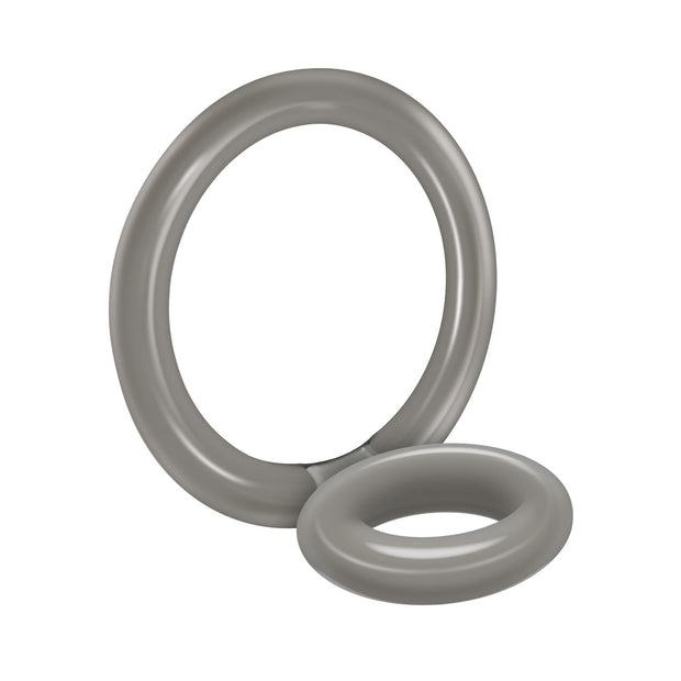 Zero Tolerance Bullseye Dual Ring Cockring Smoke - Headshop.com