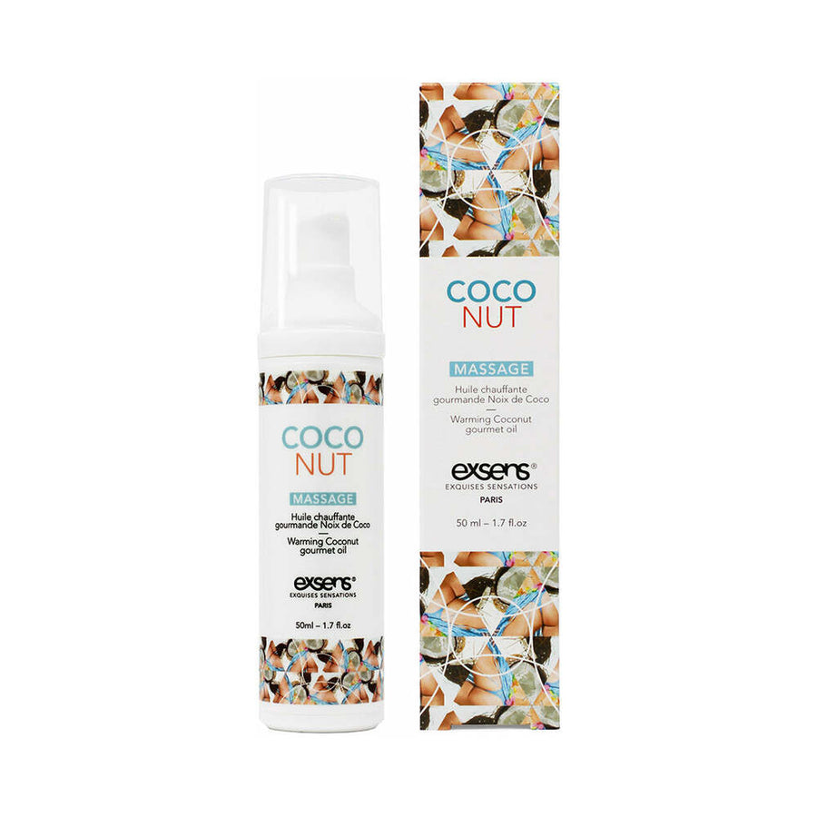 Exsens Warming Massage Oil Coconut 1.7 oz. - Headshop.com