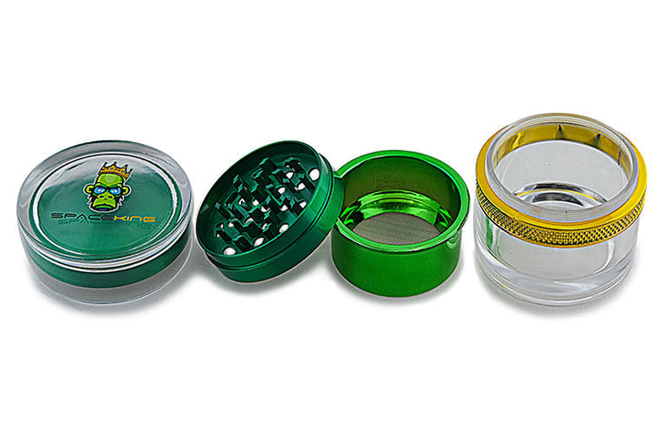 Space King Clear Shell Grinder - Headshop.com