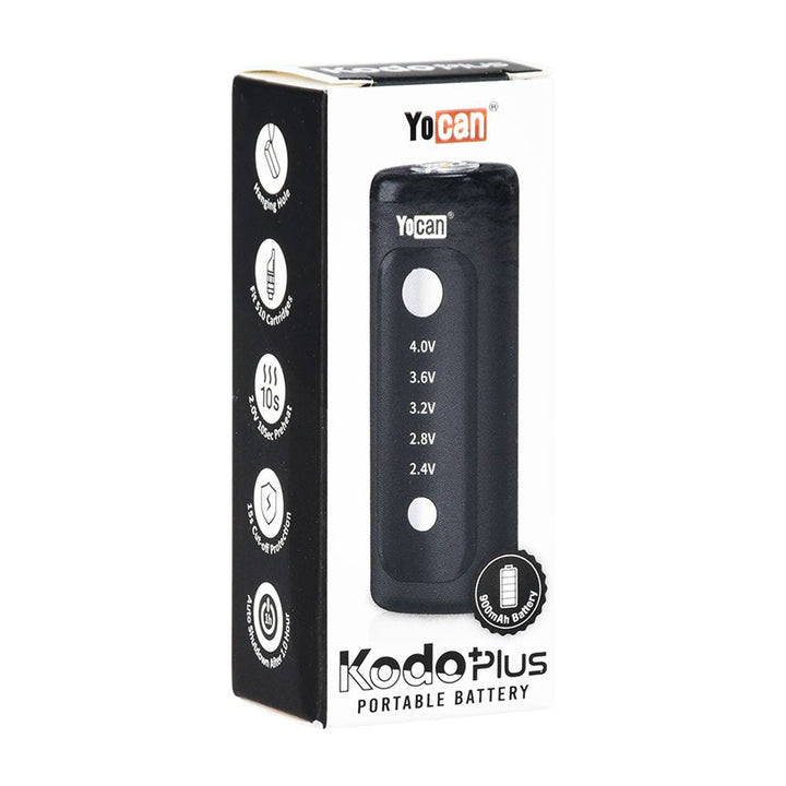 Yocan Kodo Plus Variable Voltage 510 Cart Vape Battery | 900mAh | 12ct - Headshop.com