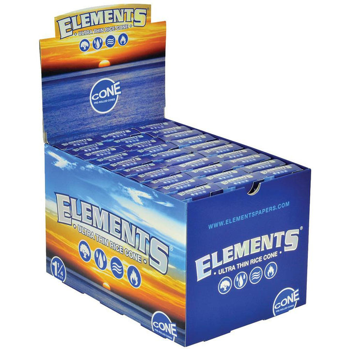 Elements Ultra Thin Rice Cones - Headshop.com