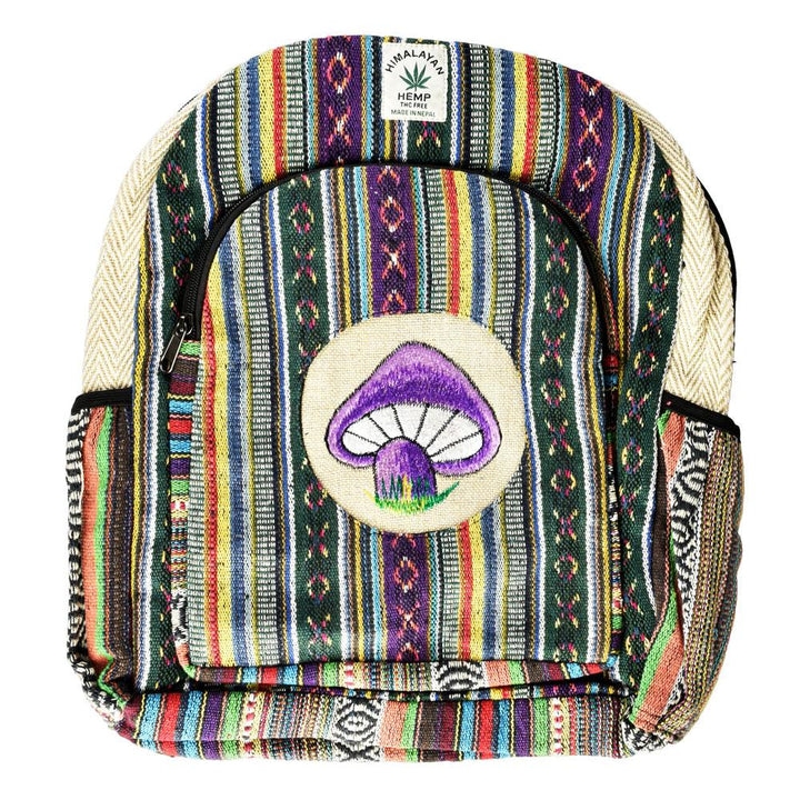 ThreadHeads Hemp Funky Mushroom Backpack - Headshop.com