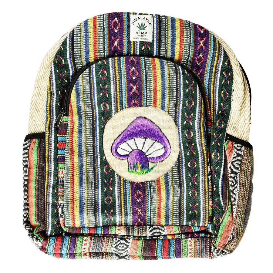 ThreadHeads Hemp Funky Mushroom Backpack - Headshop.com