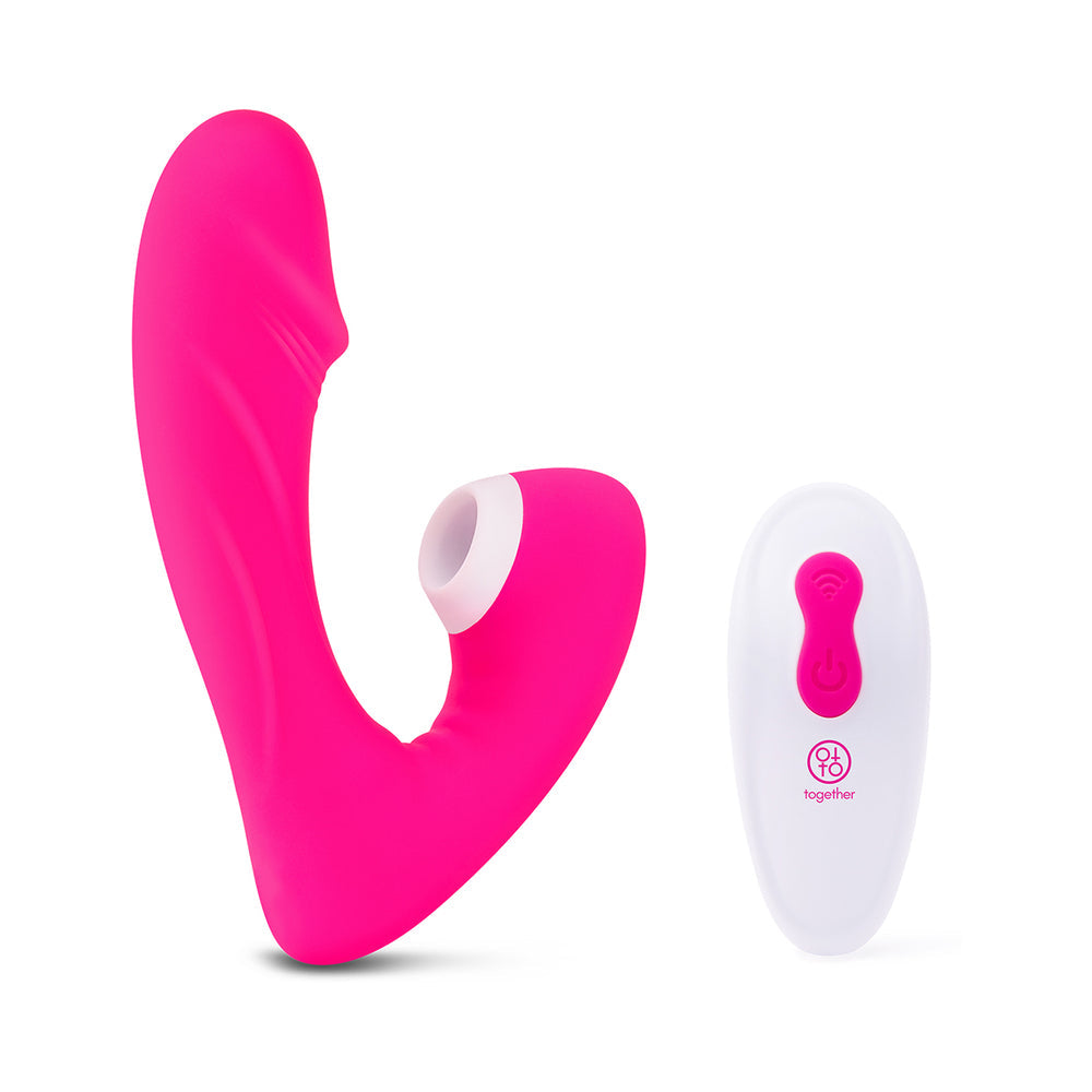 Together Internal Kiss Remote Control Vibe Pink - Headshop.com