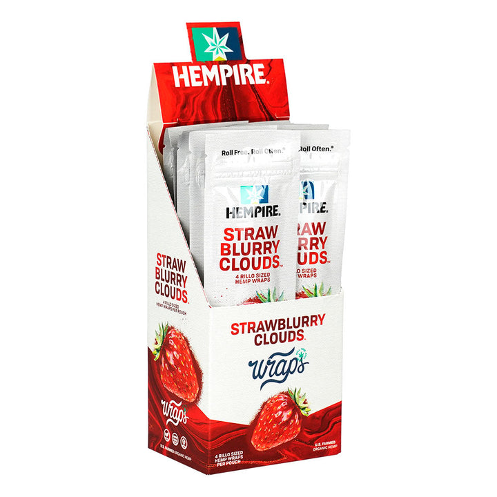 Hempire Hemp Wraps | 4pk | 15pc Display - Headshop.com
