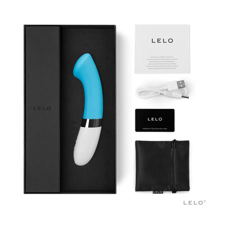 LELO GIGI 2 Rechargeable G-Spot Vibrator Turquoise Blue - Headshop.com