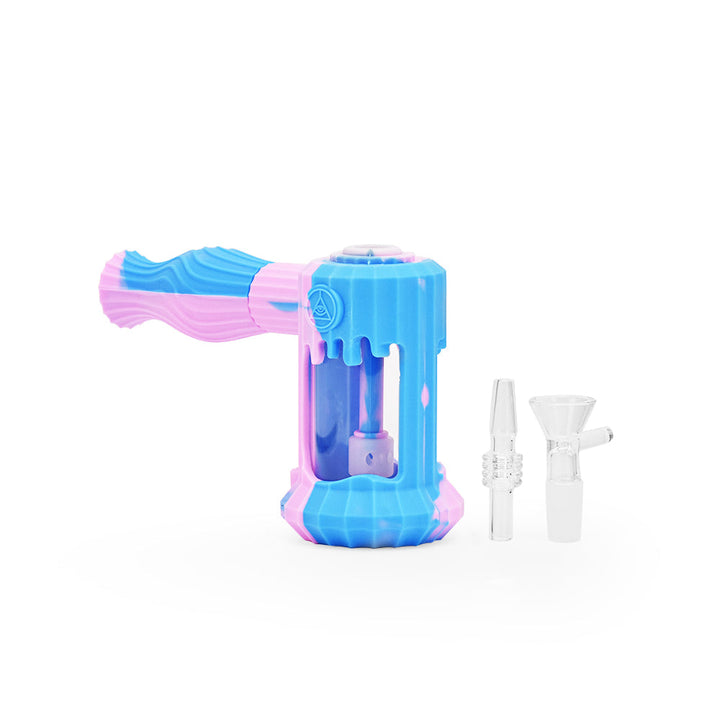 Ritual - 6'' Duality Silicone Dual Use Bubbler - Cotton Candy - Headshop.com