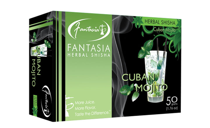 10PK DISP - 50g Fantasia Herbal Shisha - Headshop.com