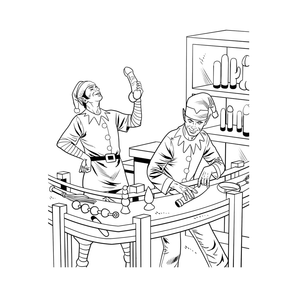 The Dirtiest Christmas Coloring Book Ever - Headshop.com