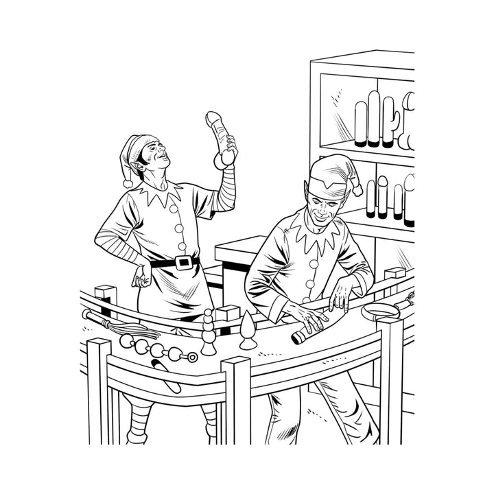The Dirtiest Christmas Coloring Book Ever - Headshop.com